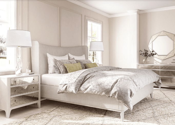 Mezzanine King & Queen Upholstered Shelter Bed