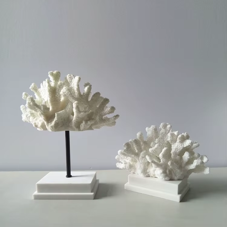 Simulated White Coral Sculptures