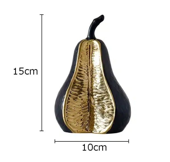 Pear Sculpture Ceramic Artwork Ornament - Image 2