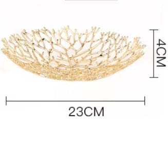 Modern Wedding Metal Light Luxury Golden Dry Fruit Plate - Image 4