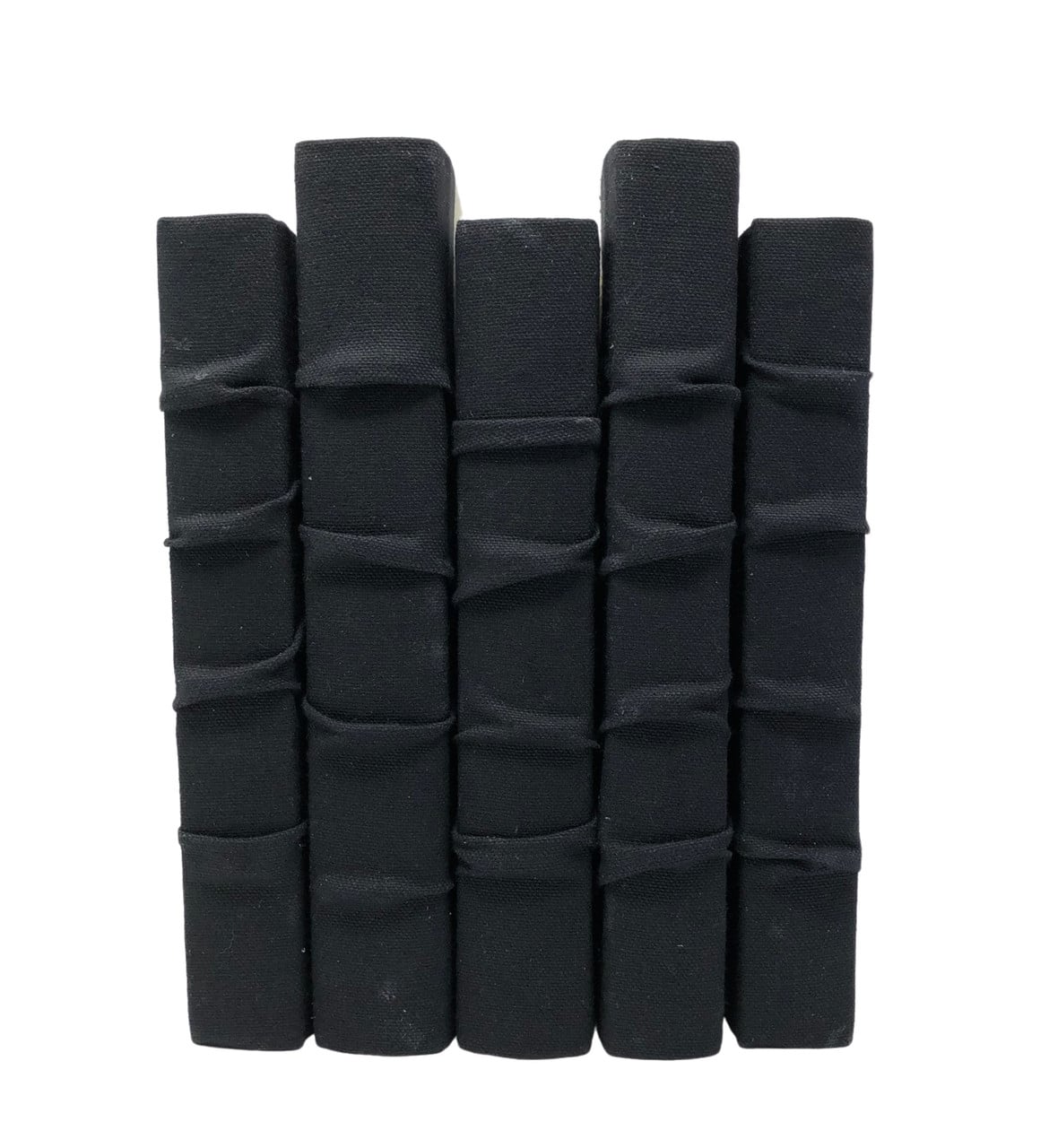Black Linen Decorative Books - Set Of 5