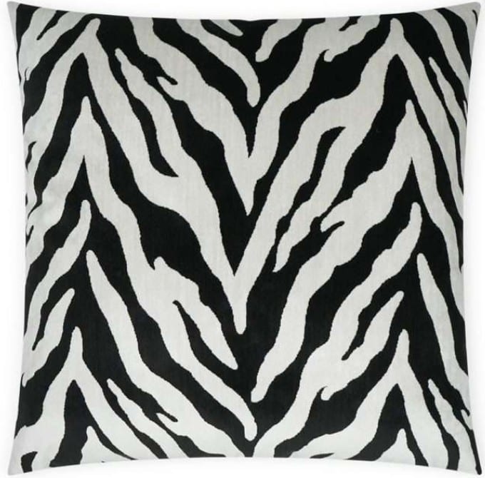 Gambia Zebra Feather Down Pillow