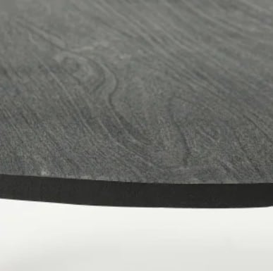 Wood and Antiqued Gold Metal Coffee Table